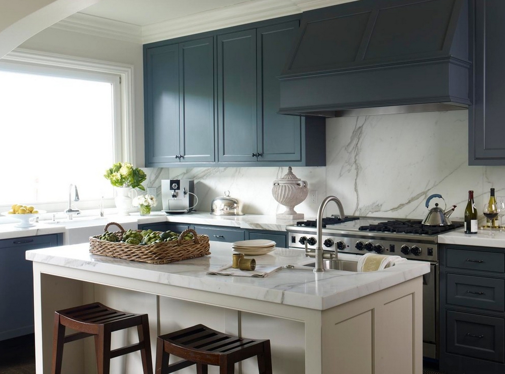 кухонный фартук мрамор